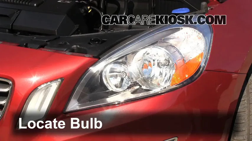 2012 Volvo S60 T5 2.5L 5 Cyl. Turbo Lights Daytime Running Light (replace bulb)